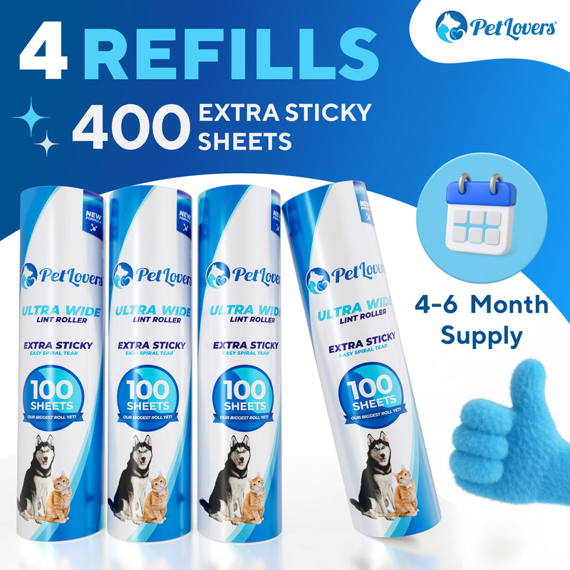 Floor roller refill 400 sheets extra sticky surface