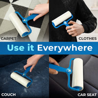 Extra Large Lint Roller 4-Pack