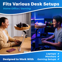 Rattan Cat Desk Bed