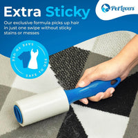 Extra Sticky Lint Roller Mega Value Set - 720 Sheets (8 Pack)