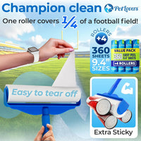 Large Floor Lint Roller 4-Pack