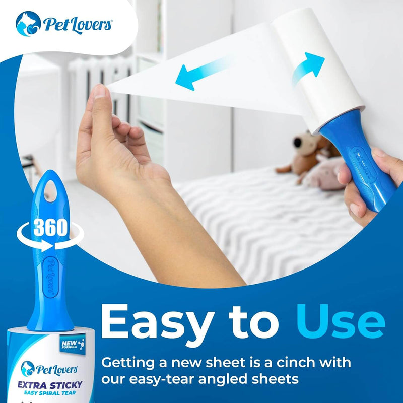 Extra sticky lint roller bulk pack contents