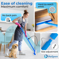Large Floor Lint Roller 4-Pack