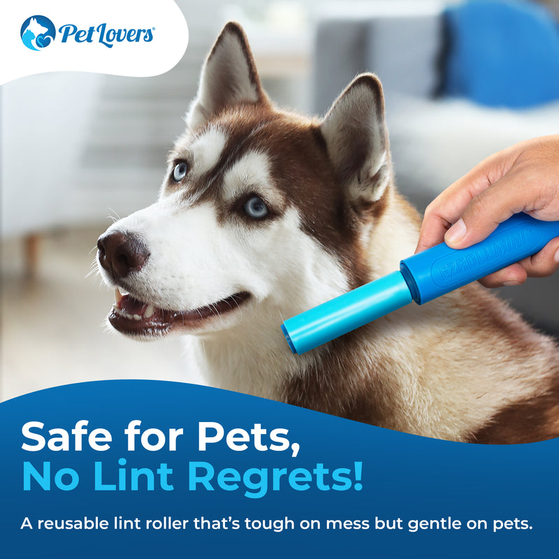 PetLovers mini lint roller washable sticky surface
