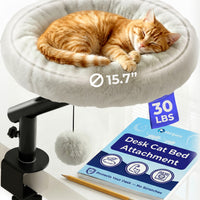 White Cat Desk Bed