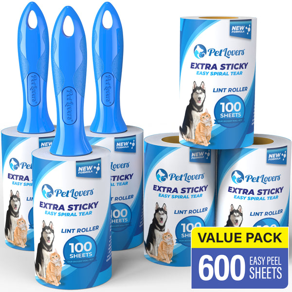 Extra Sticky Lint Roller Value 6 Pack