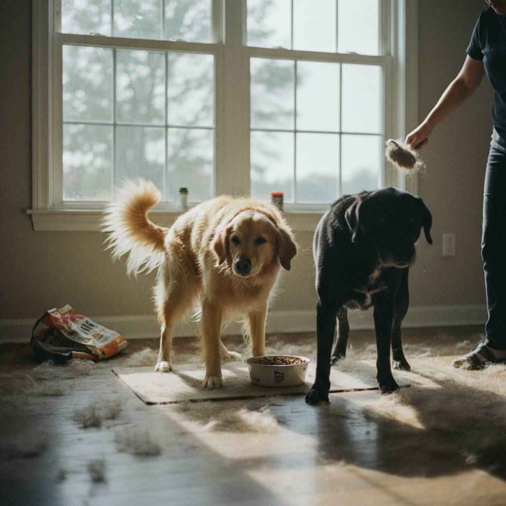 dog seasonal shedding